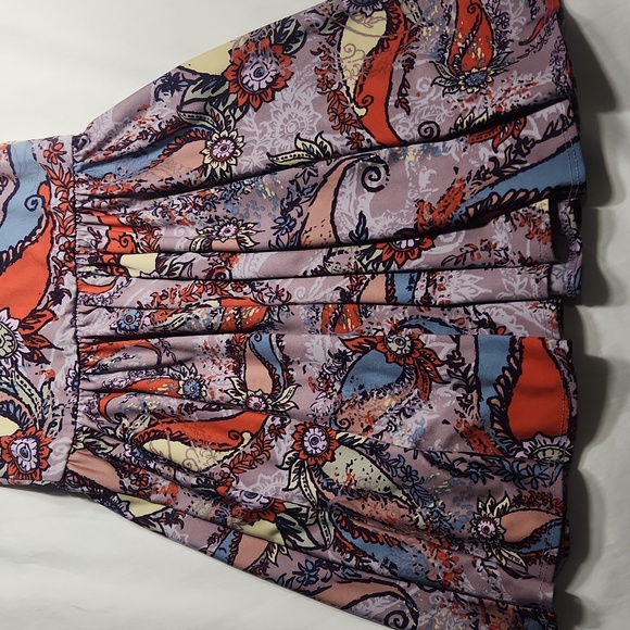 Dot Dot Smile Twirl Dress | Paisley Floral Print | Size 3/4 - Picture 6 of 8